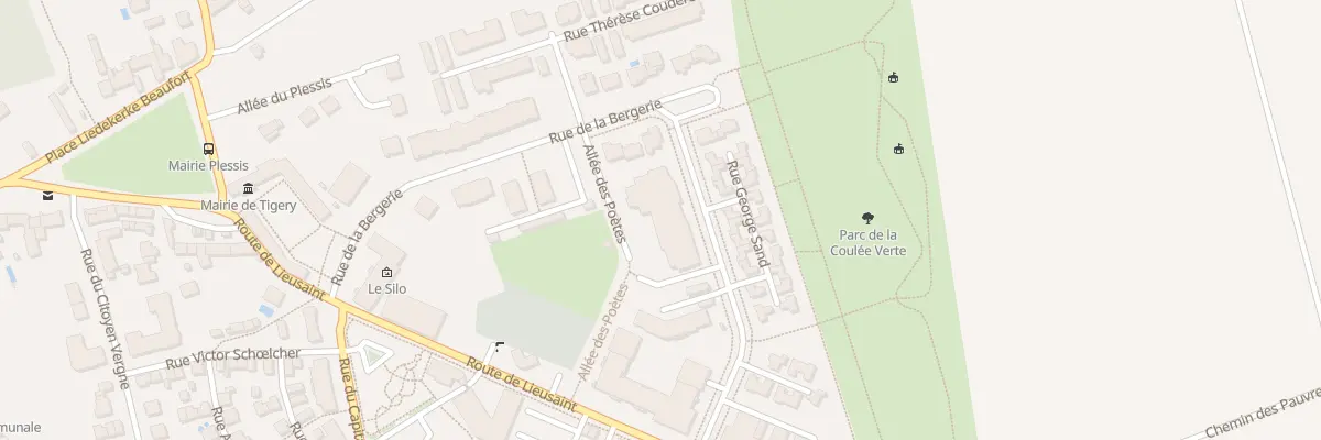 Plan du 42 Rue de la Bergerie à Tigery