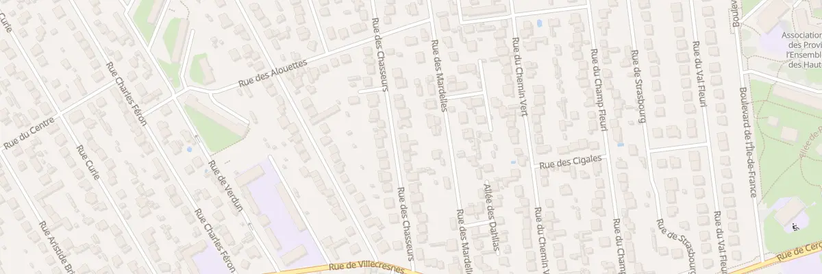 Plan du 26 Rue des Chasseurs à Brunoy