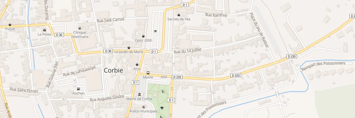 Plan du 2 Rue du 14 Juillet à Corbie