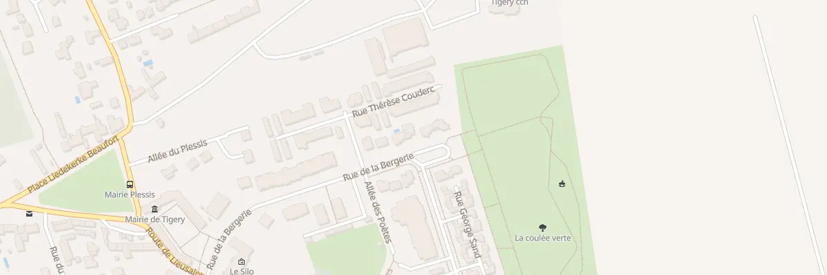 Plan du 19 Rue de la Bergerie à Tigery