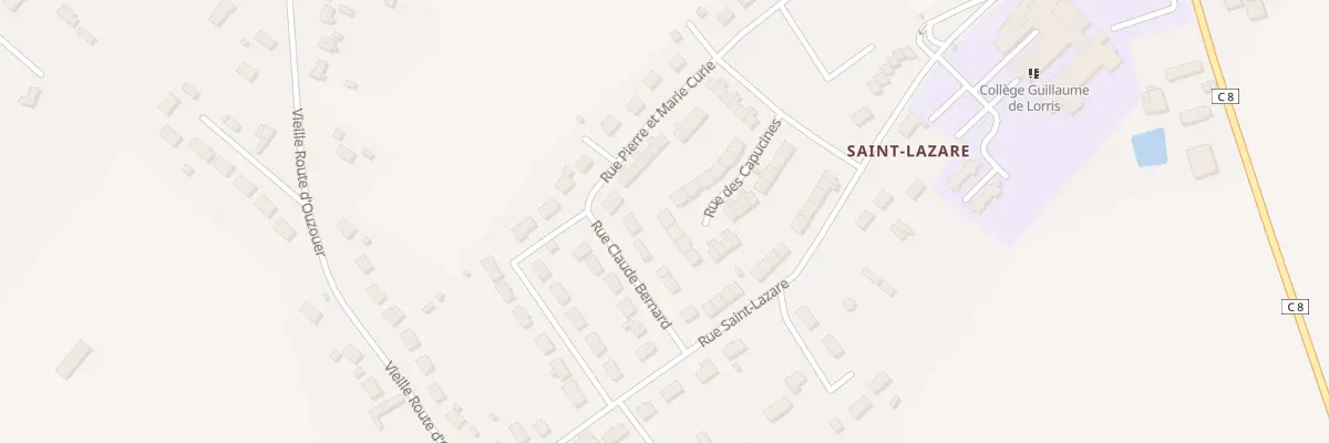 Plan du 7 Rue des Capucines à Lorris