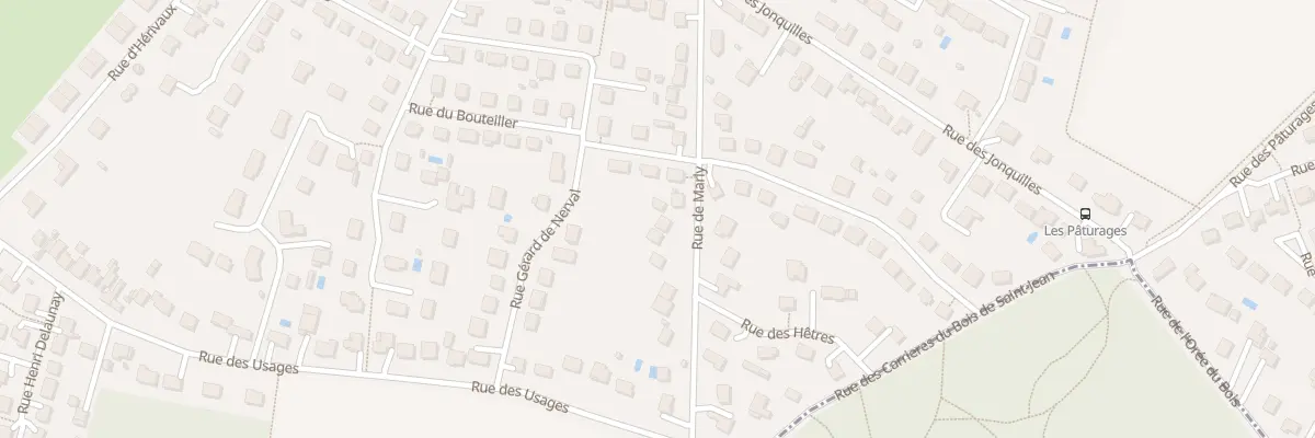 Plan du 22 Rue de Marly à Orry-la-Ville