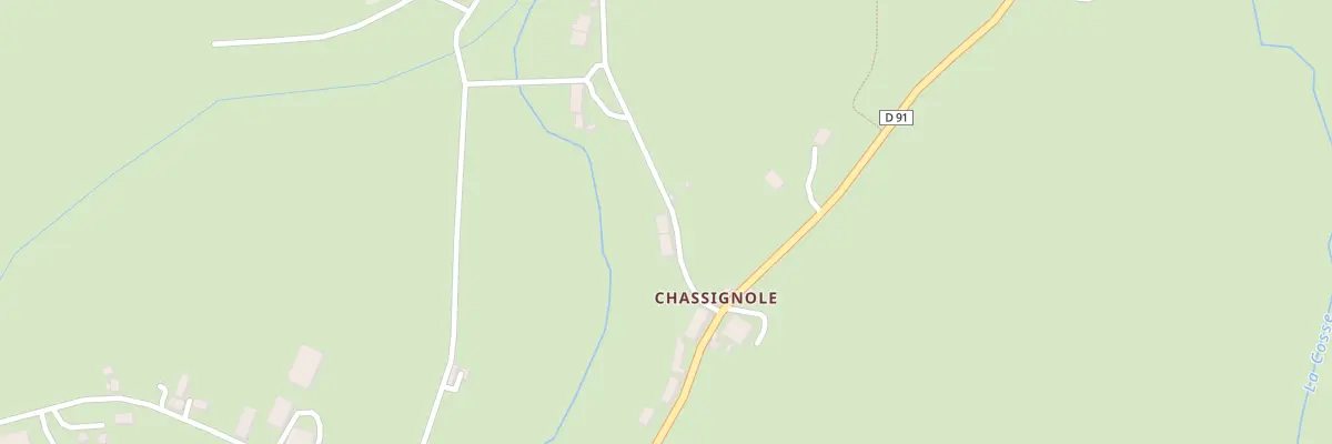 Plan du 3 Chassignole à Dontreix
