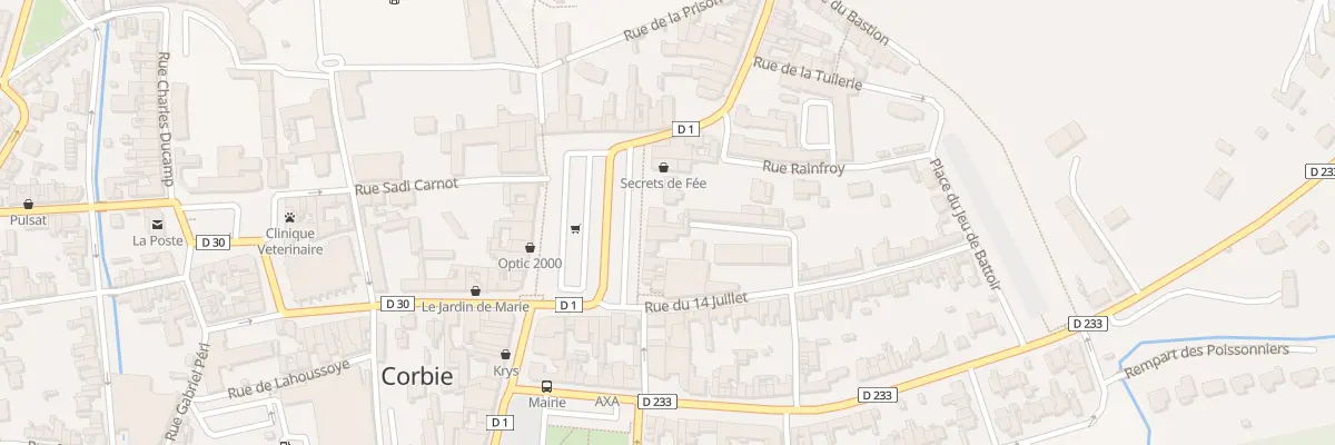 Plan du 6 Pl de la République à Corbie