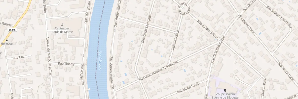 Plan du 10 Rue Denis Lavogade à Bry-sur-Marne
