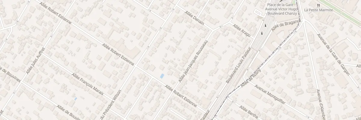 Plan du 37 All Jean-jacques Rousseau aux Pavillons-sous-Bois