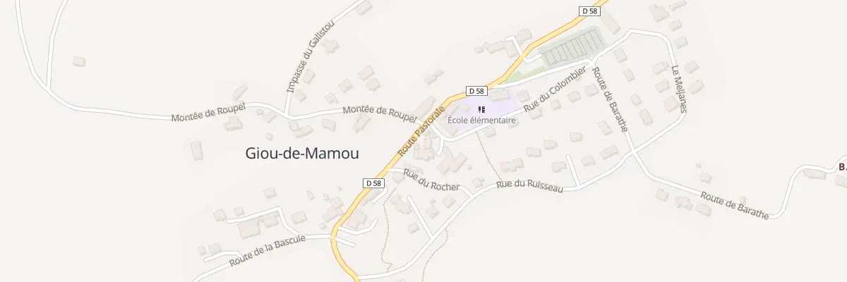 Plan du 6 Pl Saint-bonnet à Giou-de-Mamou