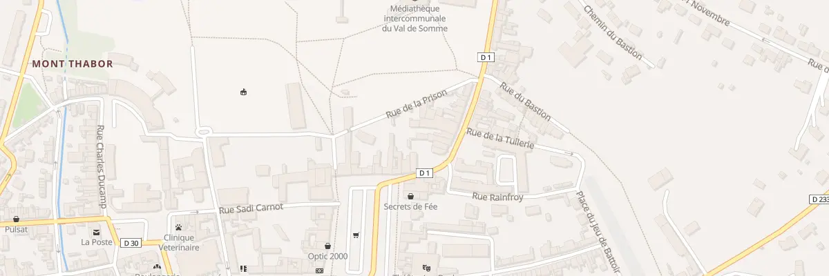 Plan du 3 Rue Gambetta à Corbie