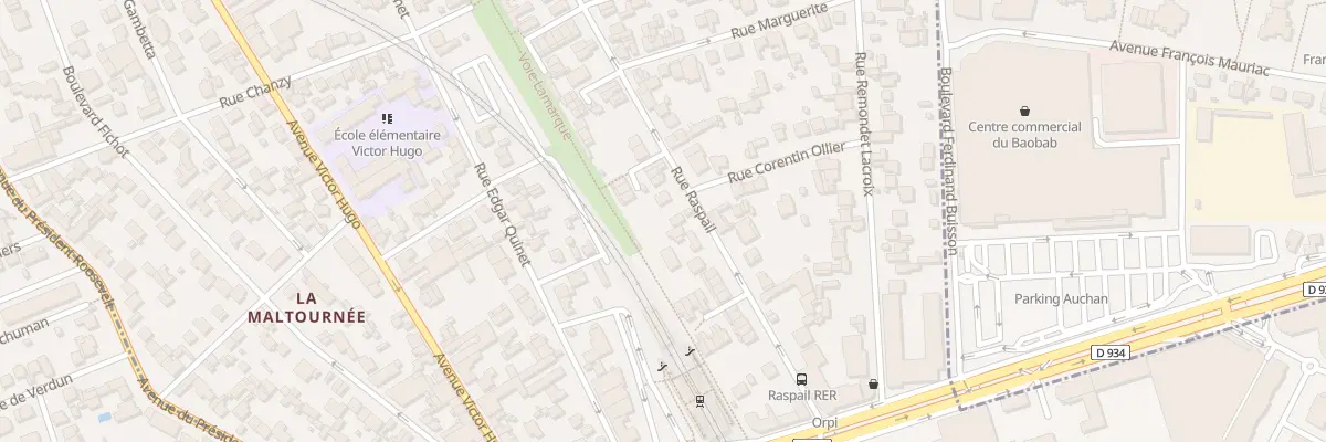 Plan du 17T Rue Raspail à Neuilly-Plaisance