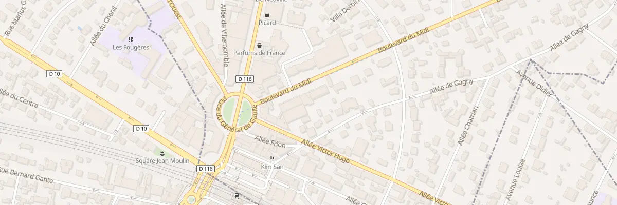 Plan du 6 Bd du Midi au Raincy