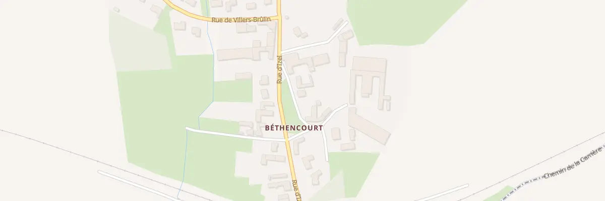 Plan du 5 Pl de Béthencourt à Tincques
