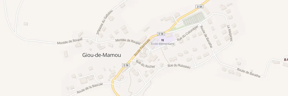 Plan du 2 Pl Saint-bonnet à Giou-de-Mamou