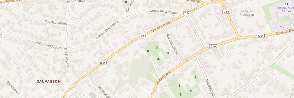Plan du 50 Rue de Cerçay à Brunoy