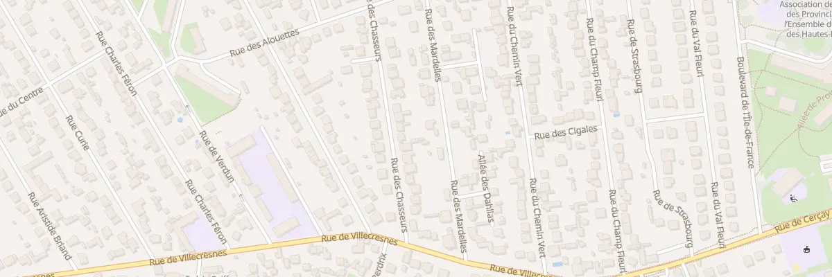 Plan du 20 Rue des Chasseurs à Brunoy