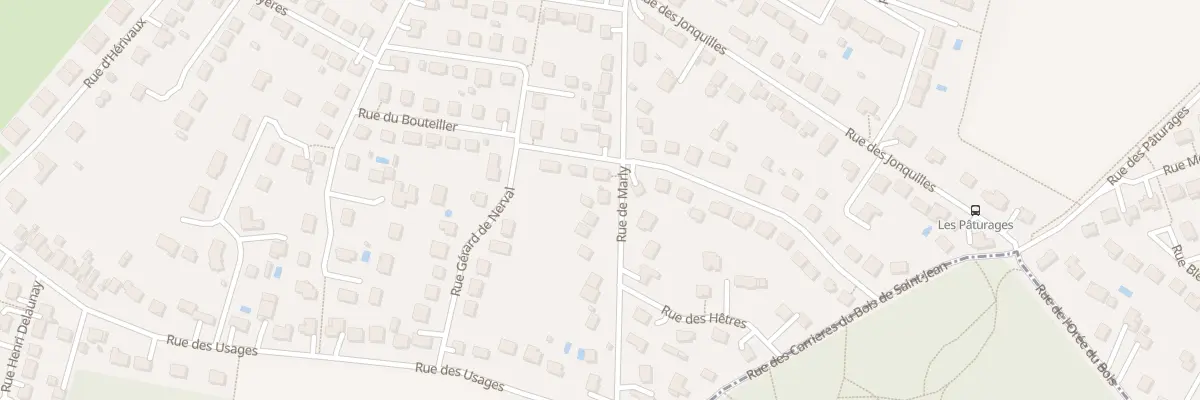 Plan du 20 Rue de Marly à Orry-la-Ville