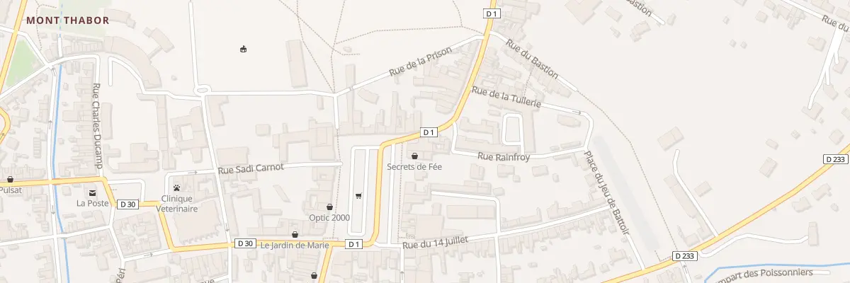 Plan du 2 Rue Gambetta à Hénencourt