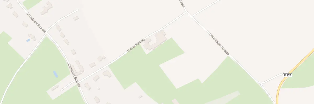 Plan du 3662 Vc Kleine Straete de Steenvoo à Cassel