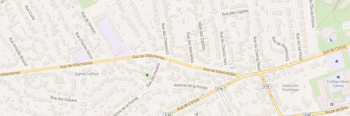 Plan du 65 Rue de Villecresnes à Brunoy