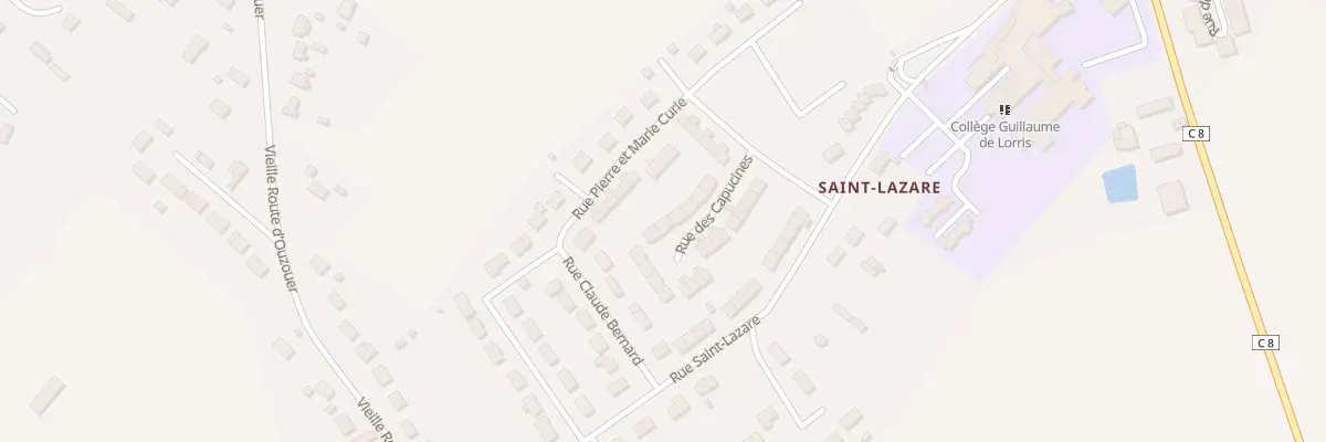 Plan du 11 Rue des Capucines à Lorris