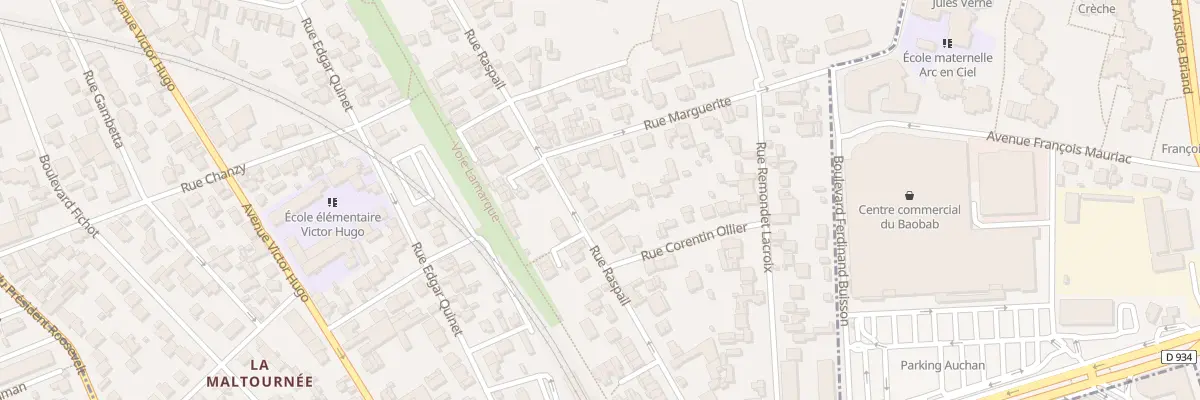 Plan du 24B Rue Raspail à Neuilly-Plaisance