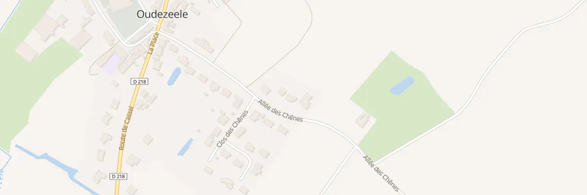 Plan du 233 All des Chenes à Oudezeele