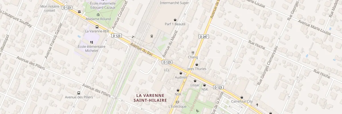 Plan du 75 Av du Bac à Saint-Maur-des-Fossés