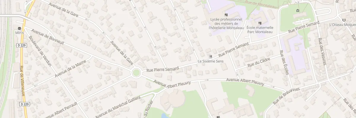 Plan du 10 Rue Pierre Sémard à Sucy-en-Brie