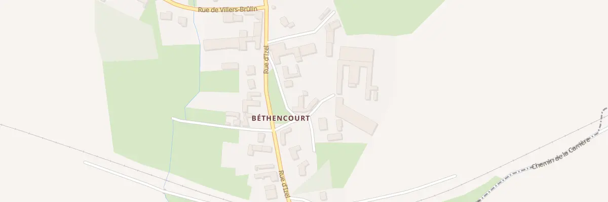Plan du 7 Pl de Béthencourt à Tincques