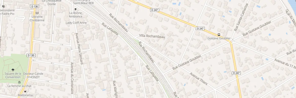 Plan du 54 Rue Rochambeau à Saint-Maur-des-Fossés