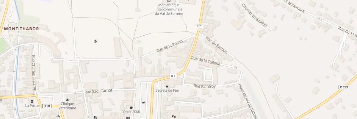 Plan du 19 Rue Gambetta à Corbie