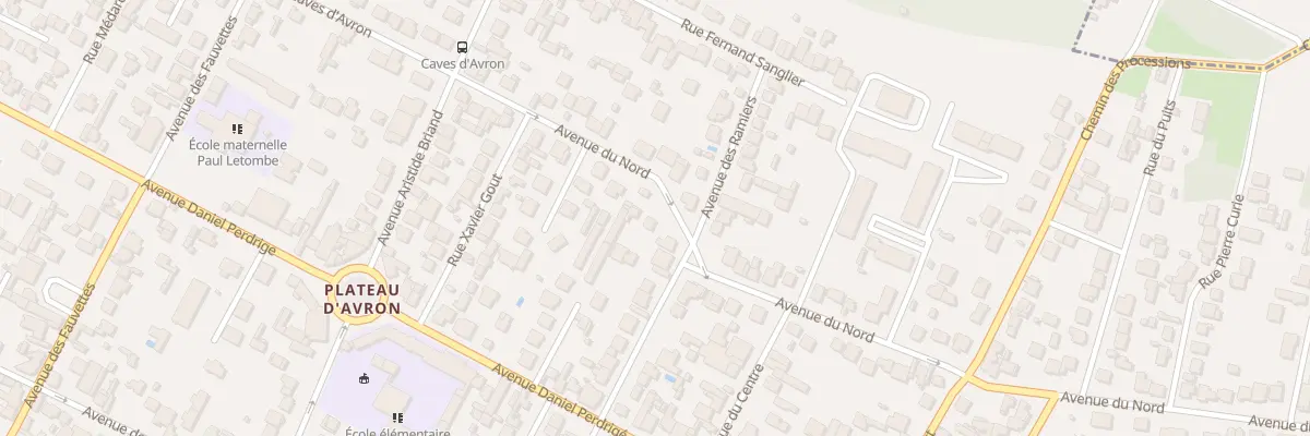 Plan du 14B Av du Nord à Neuilly-Plaisance