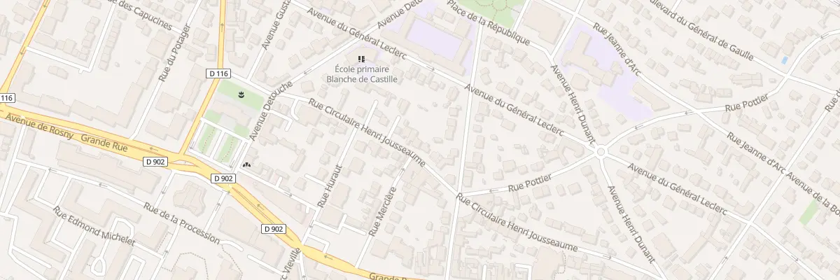 Plan du 19 Rue Circulaire H Jousseaume à Villemomble