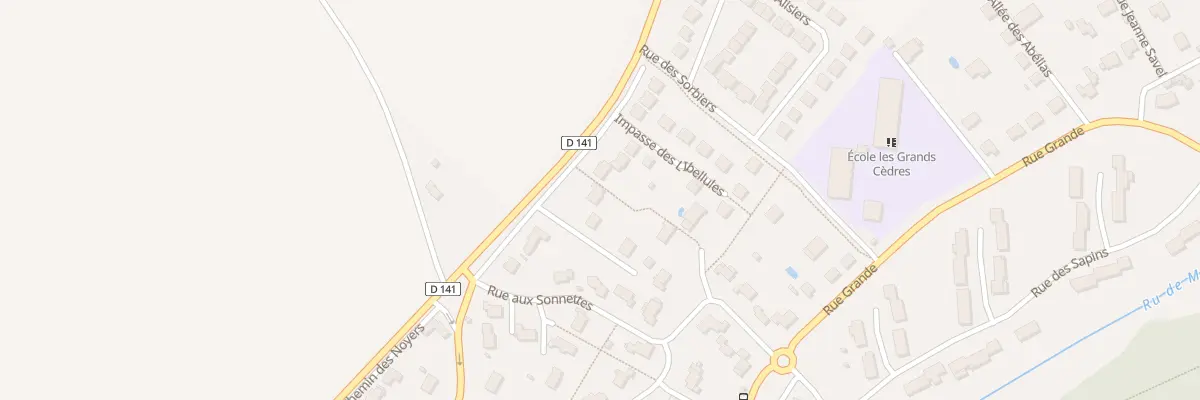 Plan du 6 Che des Noyers à Saint-Fargeau-Ponthierry
