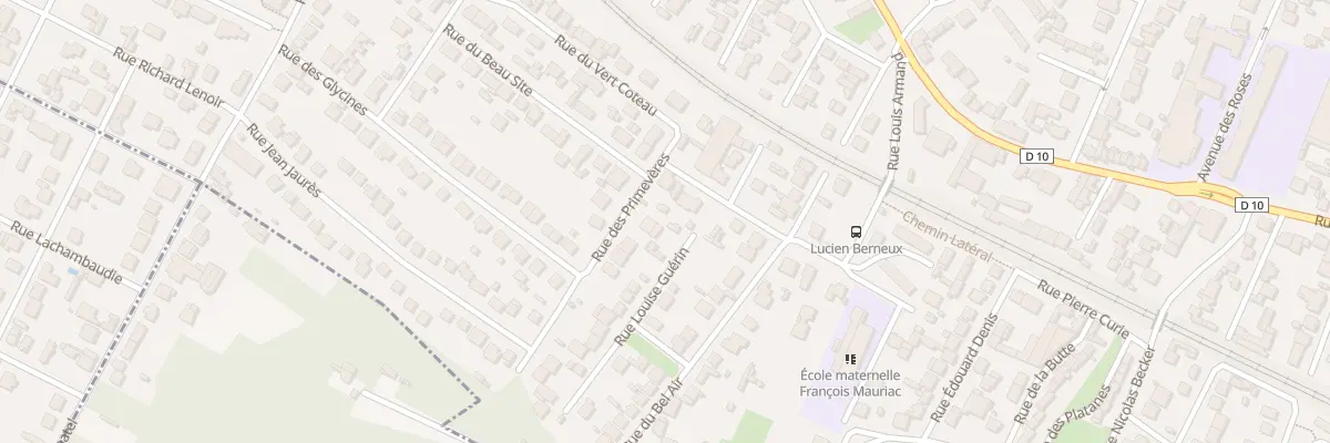 Plan du 2 Rue Louise Guérin à Villemomble