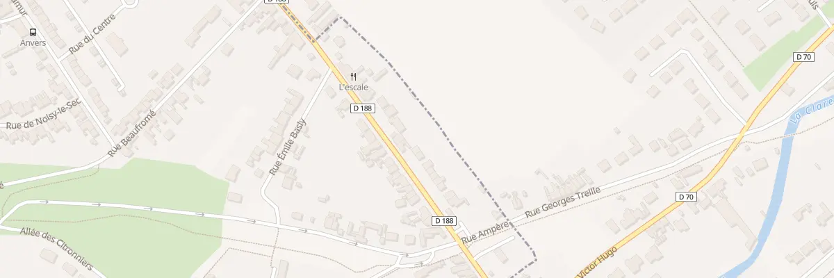 Plan du 28 Rue Paul Vaillant Couturier à Marles-les-Mines
