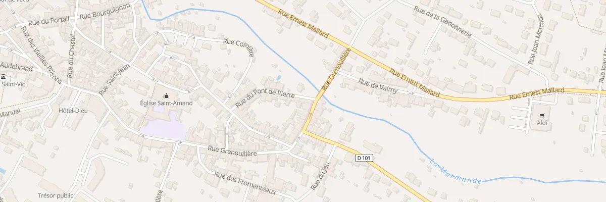 Plan du 24 Rue du Pont de Pierre à Saint-Amand-Montrond