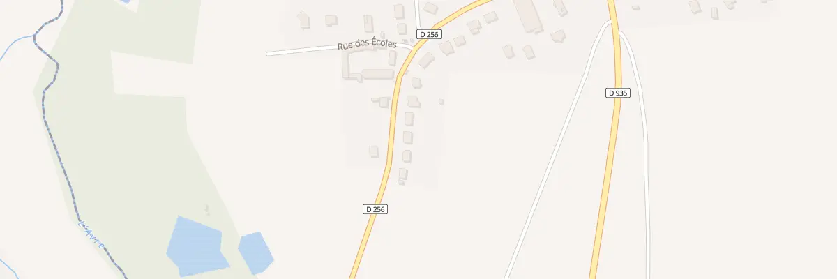 Plan du 25 Rue de Braches à La Neuville-Sire-Bernard