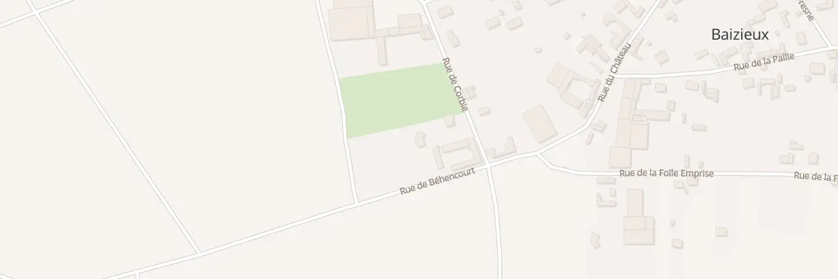 Plan du 11 Rue de Corbie à Baizieux