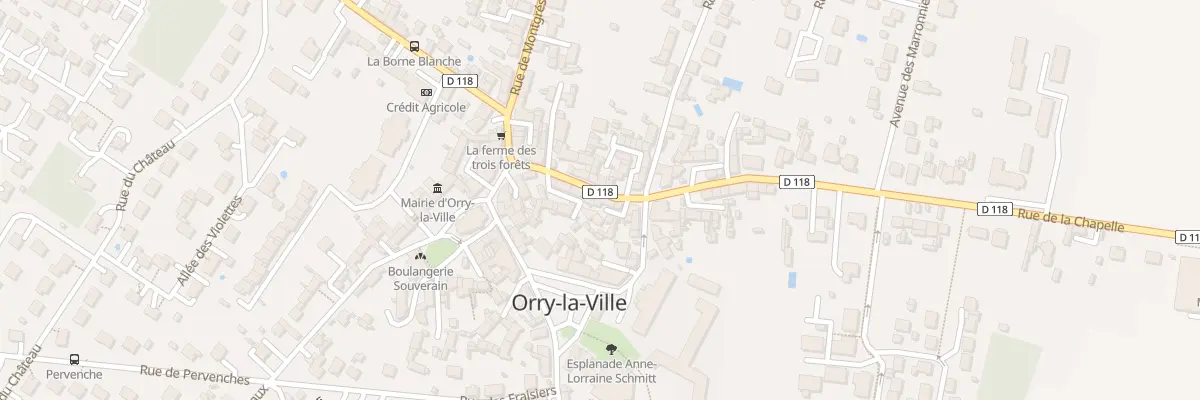 Plan du 20B Rue de la Chapelle à Orry-la-Ville
