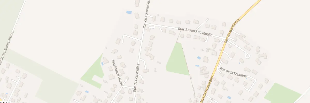 Plan du 24 Rue de Commelles à Orry-la-Ville
