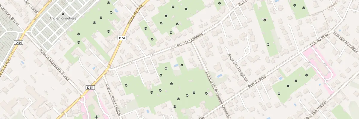 Plan du 20 Rue de Mandres à Brunoy