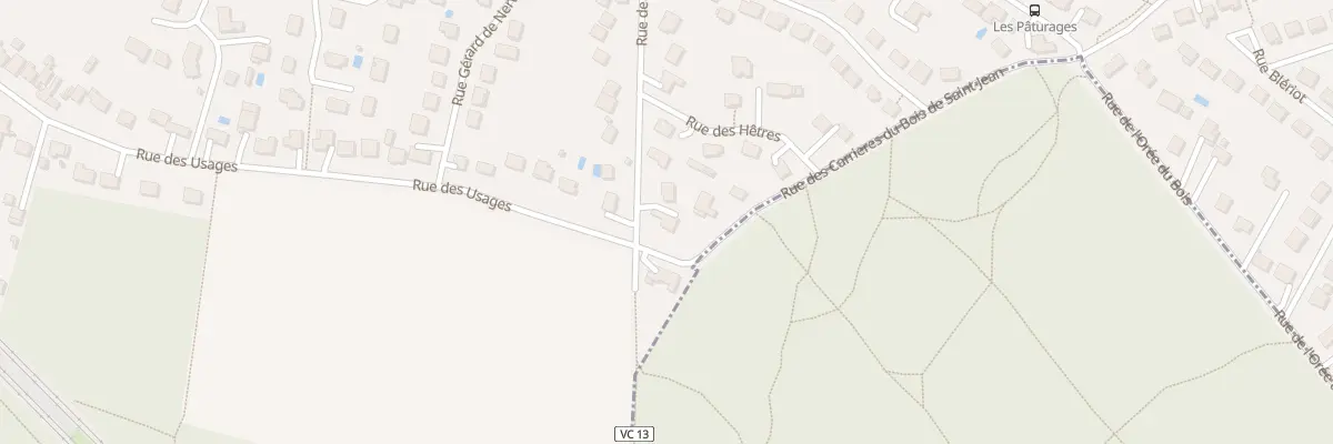 Plan du 25 Rue de Marly à Orry-la-Ville