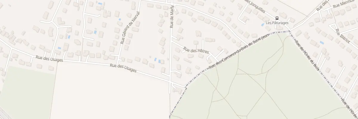 Plan du 21B Rue de Marly à Orry-la-Ville