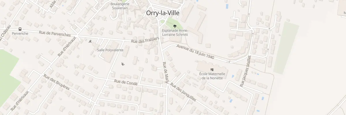 Plan du 7 Rue de Marly à Orry-la-Ville