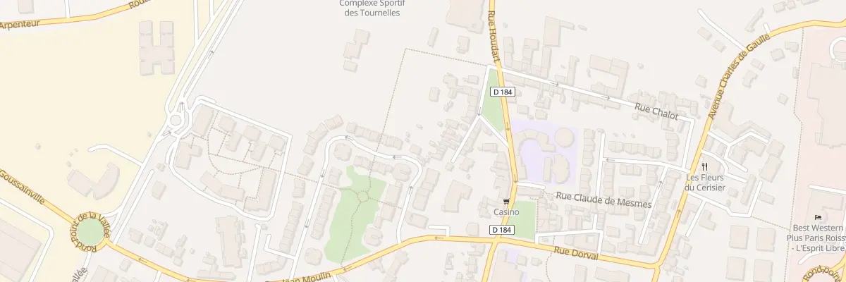 Plan du 16 Imp Maurice Berteaux à Roissy-en-France