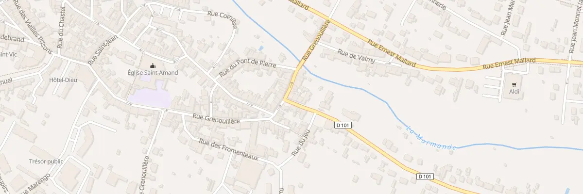 Plan du 1 Rue de la Ravoie à Saint-Amand-Montrond