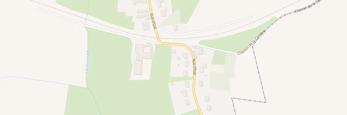 Plan du 22 Rue d’Izel à Tincques