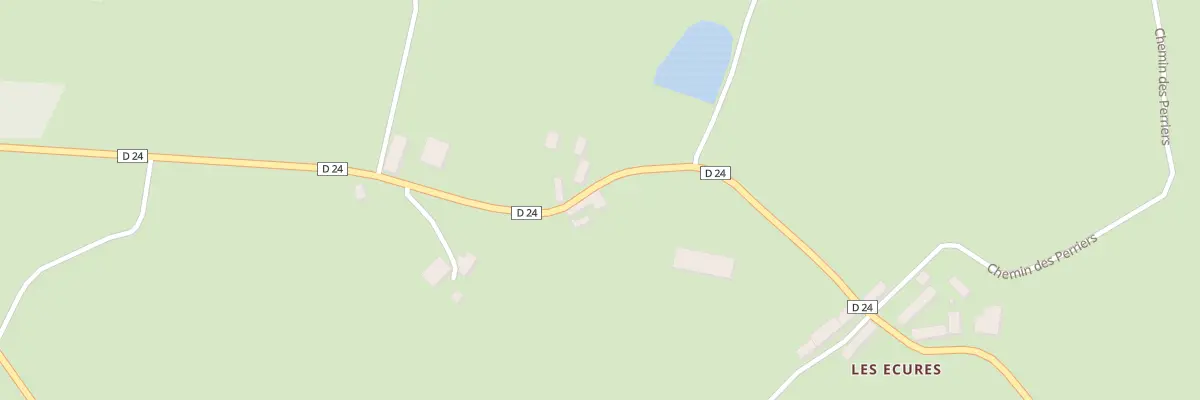 Plan du 5130 Les Écures d’en haut à Fontanières