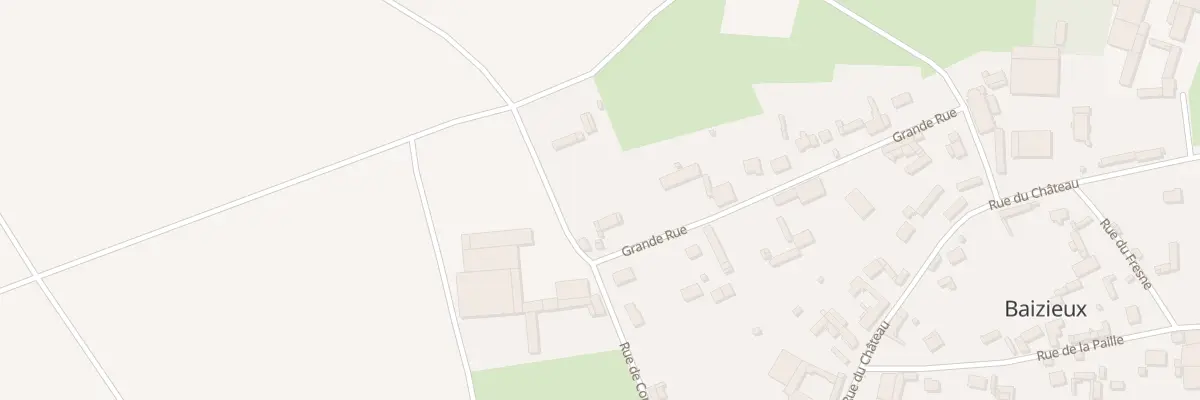 Plan du 17 Gr Grande Rue à Baizieux
