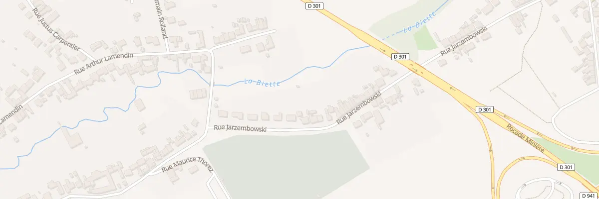 Plan du 25 Rue Jarzembowski à Divion
